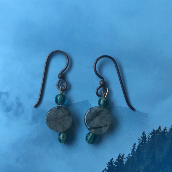 Handmade Beaded Earrings - Picture 2 of 4